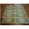 Image 2 : 10 ASSORTED 1957 $1 SILVER CERTIFICATES