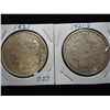 Image 1 : 1921 & 21-D MORGAN SILVER DOLLARS