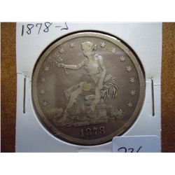 1878-S US TRADE DOLLAR