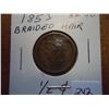 Image 1 : 1853 US HALF CENT (EXTRA FINE)
