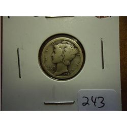 1921-D MERCURY DIME (KEY DATE)