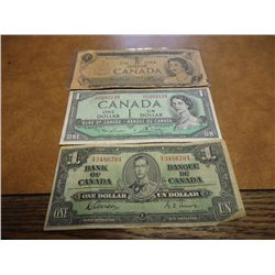 1937,54 & 73 CANADA DOLLARS