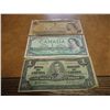 Image 1 : 1937,54 & 73 CANADA DOLLARS