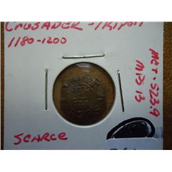 1180-1200 CRUSADER-TRIPOLI ANCIENT COIN