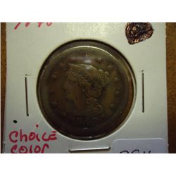 1848 US LARGE CENT (VERY FINE)