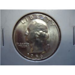 1956 WASHINGTON SILVER QUARTER (UNC)