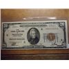Image 1 : 1929 US $20 NATIONAL CURRENCY PHILADELPHIA