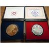 Image 2 : 2 US MINT AMERICAS 1ST MEDALS