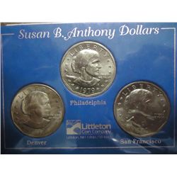 1979 P/D/S SBA DOLLAR SET (UNC)