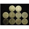 Image 2 : 10 ASSORTED 1870'S SEATED LIBERTY DIMES