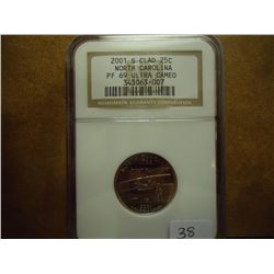 2001-S NORTH CAROLINA QUARTER NGC PF69 ULTRA CAMEO