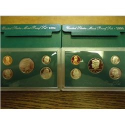 1994 & 96 US PROOF SETS (WITH BOXES)