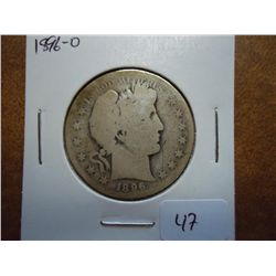 1896-O BARBER HALF DOLLAR