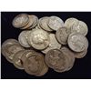 Image 1 : ROLL OF 40 ASSORTED WASHINGTON SILVER QUARTERS