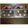 Image 1 : 2007 & 09 US MINT PRESIDENTIAL DOLLAR PF SETS