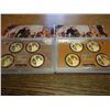 Image 2 : 2007 & 09 US MINT PRESIDENTIAL DOLLAR PF SETS