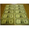 Image 1 : 10 ASSORTED 1935 $1 SILVER CERTIFICATES