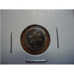 1852 THREE CENT PIECE (SILVER)
