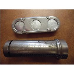 2 COIN BANKS AS SHOWN 1 IS THE LITTLE GEM BANK PAT