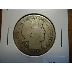 1910-S BARBER HALF DOLLAR