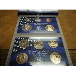 2001 US PROOF SET (WITH BOX)