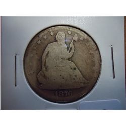 1876-S SEATED LIBERTY HALF DOLLAR