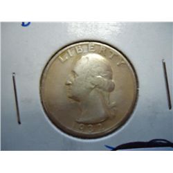 1932-D WASHINGTON SILVER QUARTER (FINE) (KEY DATE)