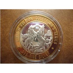 GRAND CASINO $10 SILVER TOKEN (UNC) 1996