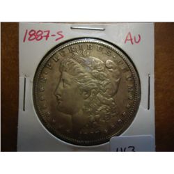 1887-S MORGAN SILVER DOLLAR