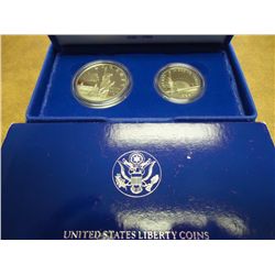 1986-S US LIBERTY 2 COIN PROOF SET