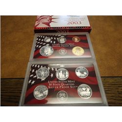 2003 US SILVER PROOF SET (WITH BOX)