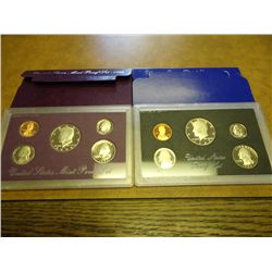 1983 & 88 US PROOF SETS (WITH BOXES)