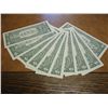 Image 2 : 10 CONSECUTIVE LOW SERIAL # 2003-A $1 FRN'S CU