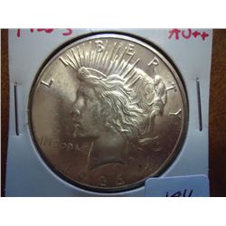 1926-S PEACE SILVER DOLLAR AU +