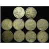 Image 1 : 10 ASSORTED CANADA SILVER 25 CENTS