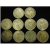 Image 2 : 10 ASSORTED CANADA SILVER 25 CENTS