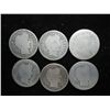 Image 1 : 6 ASSORTED BARBER DIMES