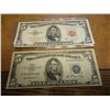 Image 1 : 1953 $5 SILVER CERTIFICATE & 53-B $5 US NOTE