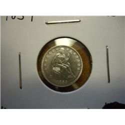 1859 SEATED LIBERTY HALF DIME AU