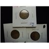 Image 1 : 1898 VF, 1903 EF & 07 VF INDIAN HEAD CENTS