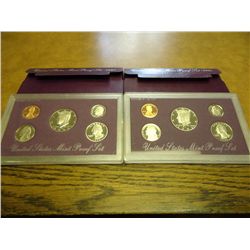 1991 & 93 US PROOF SETS (WITH BOXES)