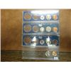 Image 1 : 4 PARTIAL SETS 1957 CENT & NICKEL PF, 1966 SMS