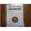 1942-D MERCURY DIME ANACS AU58