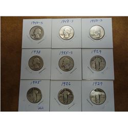 1925,26,27 & 29 SLQ'S, 35-S,38,40-S,48-S & 50-S