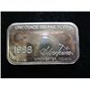 Image 2 : 1 TROY OZ .999 FINE SILVER INGOT HAPPY ANNIVERSARY