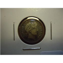 1892 BARBER DIME (EXTRA FINE)