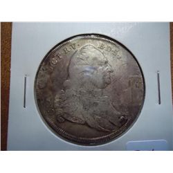 1781 GERMAN BAVARIA SILVER THALER (DAMAGED)