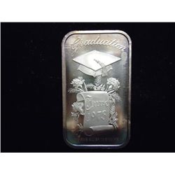 1 TROY OZ .999 FINE SILVER INGOT