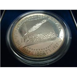 1987 US CONSTITUTION PROOF SILVER DOLLAR