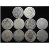 Image 2 : 10 ASSORTED 1800'S SEATED LIBERTY DIMES